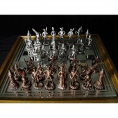 Šachy - Vojenské (cín/měď)