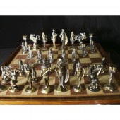 Šachy - Secese velká (zlacené)