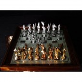 Šachy - Kubistické (cín/měď)