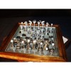 Šachy Moderní malé patinované