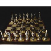 Šachy - Klečící (zlacené)